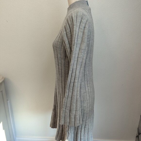 Anthropologie Long-Sleeve A-Line Sweater Mini Dress - Picture 6 of 9